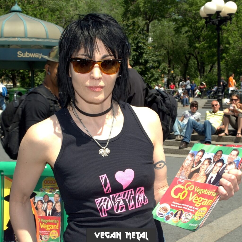 Joan Jett, reina vegana del rock